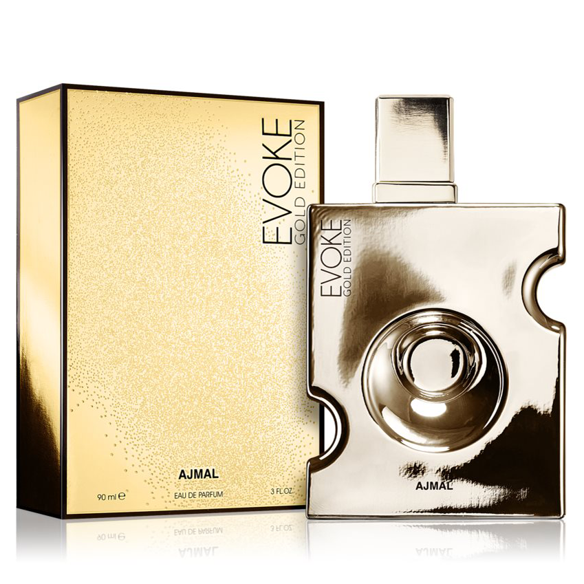 Evoke Gold by Ajmal 90ml EDP for Men - Perfume NZ is the leading wholesale distributor of brand name perfumes and fragrances in New Zealand.