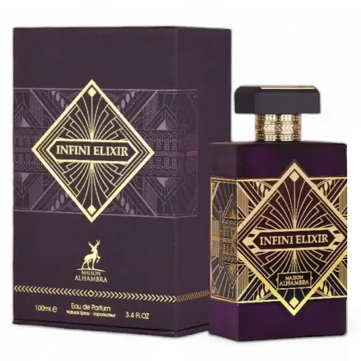 Infini Elixir by Alhambra 100ml EDP - Perfume NZ is the leading wholesale distributor of brand name perfumes and fragrances in New Zealand.