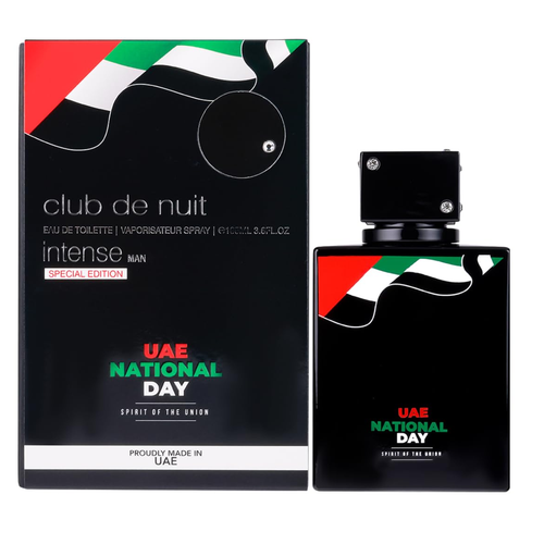 Club De Nuit Intense UAE National Day by Armaf 105ml EDT for Men - Perfume NZ is the leading wholesale distributor of brand name perfumes and fragrances in New Zealand.
