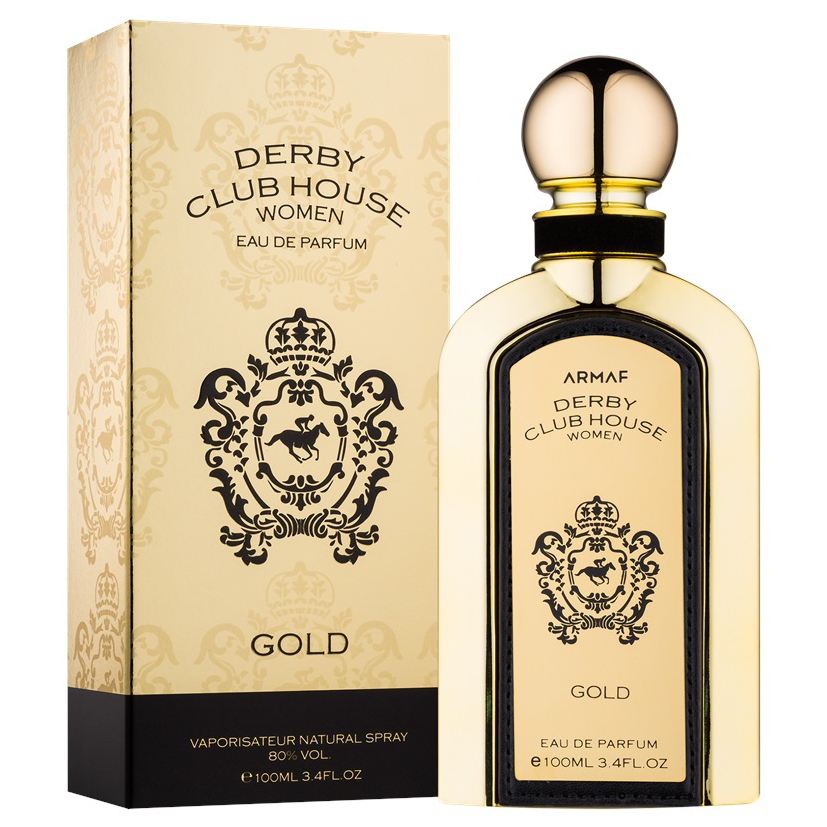 Derby Club House Gold by Armaf 100ml EDP for Women - Perfume NZ is the leading wholesale distributor of brand name perfumes and fragrances in New Zealand.