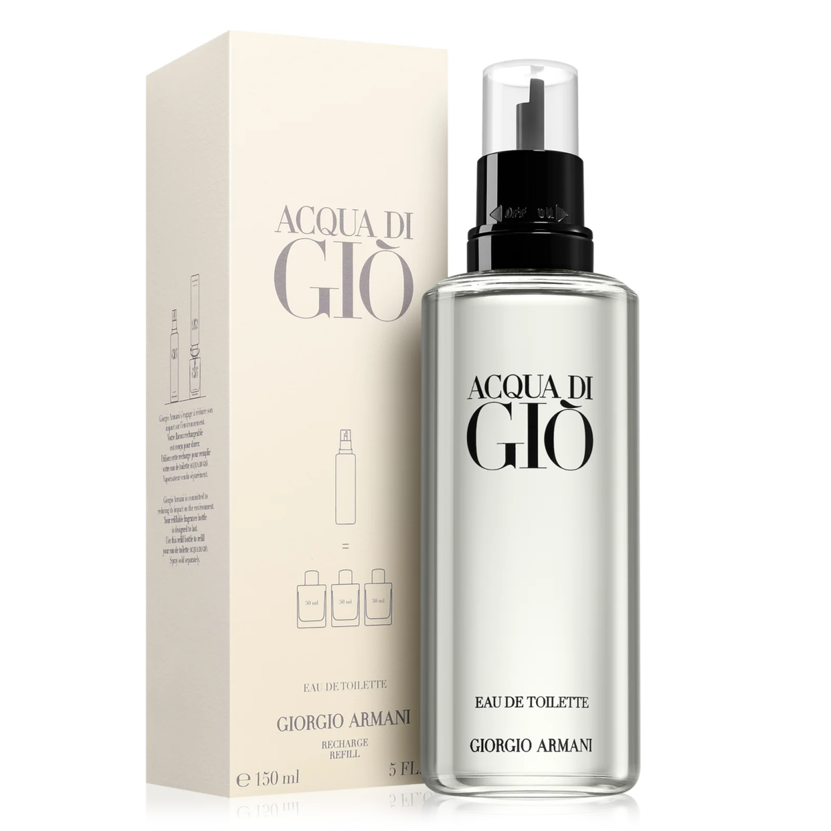 Acqua Di Gio by Giorgio Armani 150ml EDT Refill - Perfume NZ is the leading wholesale distributor of brand name perfumes and fragrances in New Zealand.