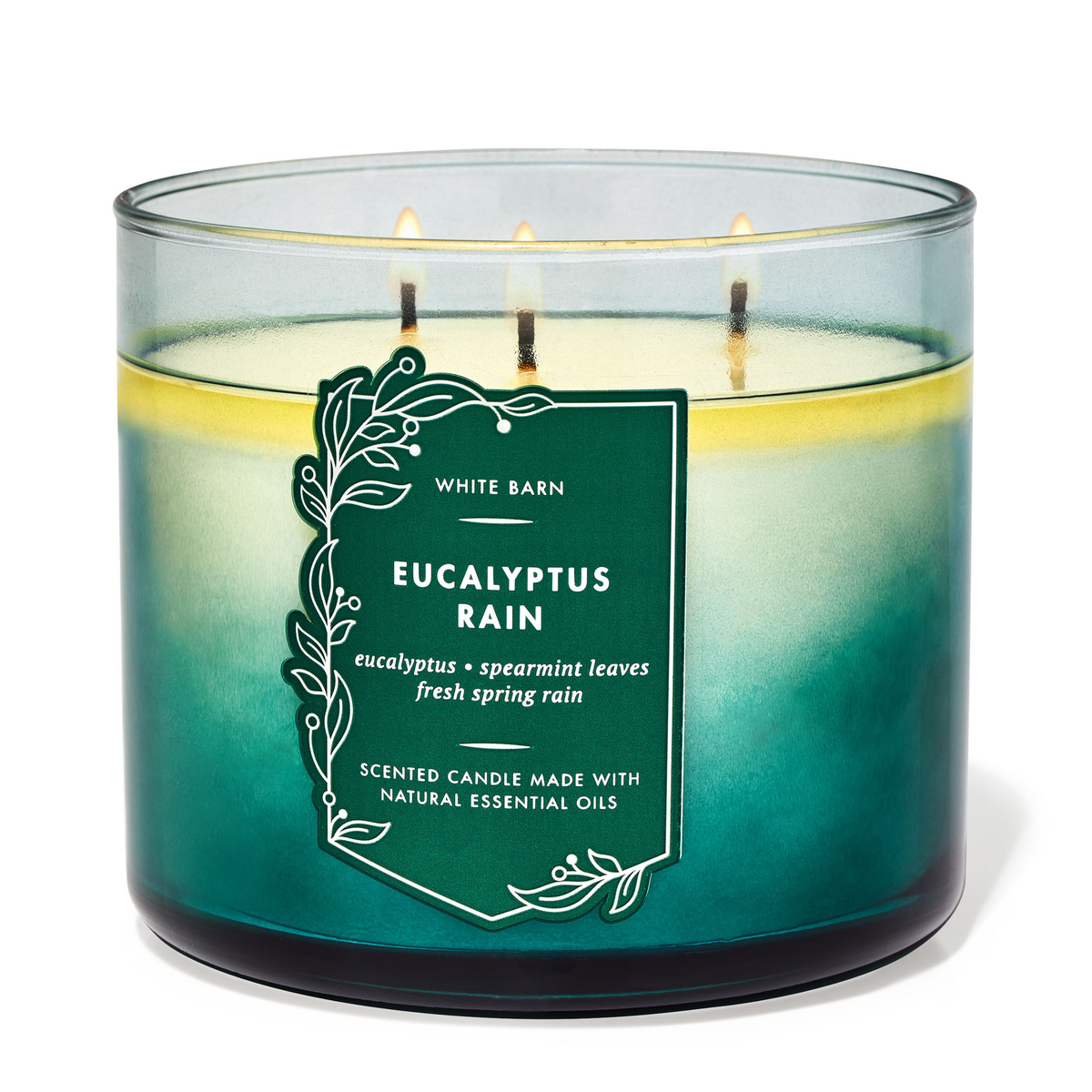 Eucalyptus Rain by Bath &amp; Body Works 3-Wick Scented Candle - Perfume NZ is the leading wholesale distributor of brand name perfumes and fragrances in New Zealand.