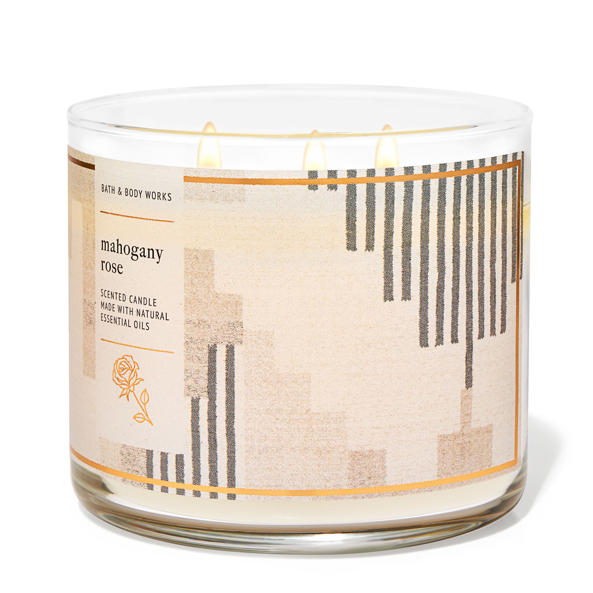Mahogany Rose by Bath &amp; Body Works 3-Wick Scented Candle - Perfume NZ is the leading wholesale distributor of brand name perfumes and fragrances in New Zealand.