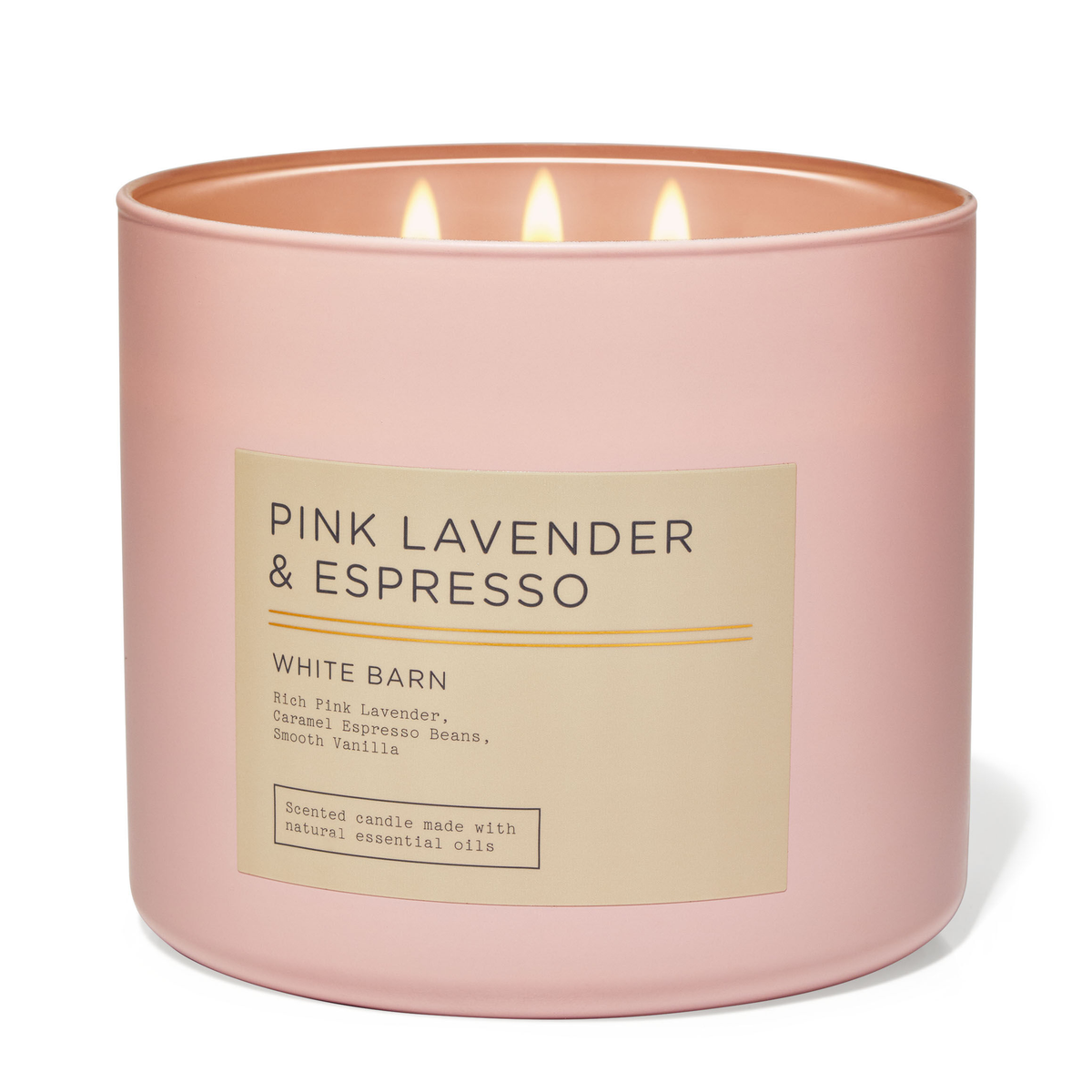 Pink Lavender &amp; Espresso by Bath &amp; Body Works 3-Wick Scented Candle - Perfume NZ is the leading wholesale distributor of brand name perfumes and fragrances in New Zealand.
