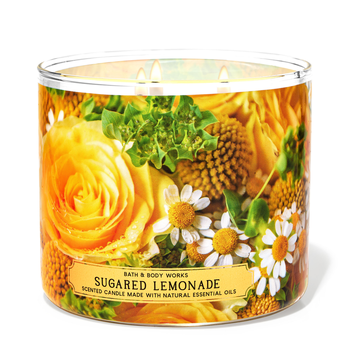 Sugared Lemonade by Bath &amp; Body Works 3-Wick Scented Candle - Perfume NZ is the leading wholesale distributor of brand name perfumes and fragrances in New Zealand.