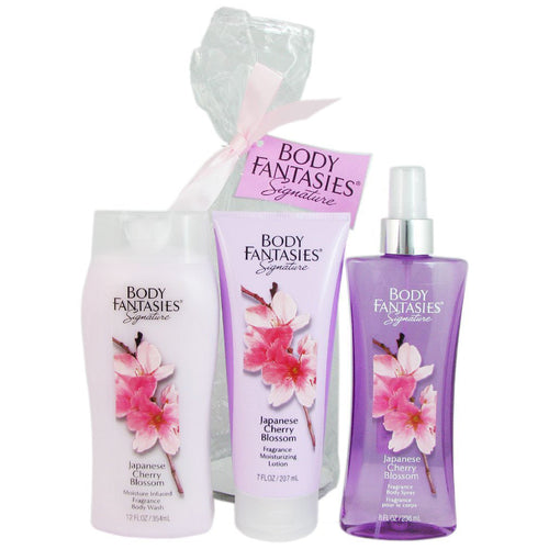 Body Fantasies Japanese Cherry Blossom 236ml 3 Piece Gift Set - Perfume NZ is the leading wholesale distributor of brand name perfumes and fragrances in New Zealand.
