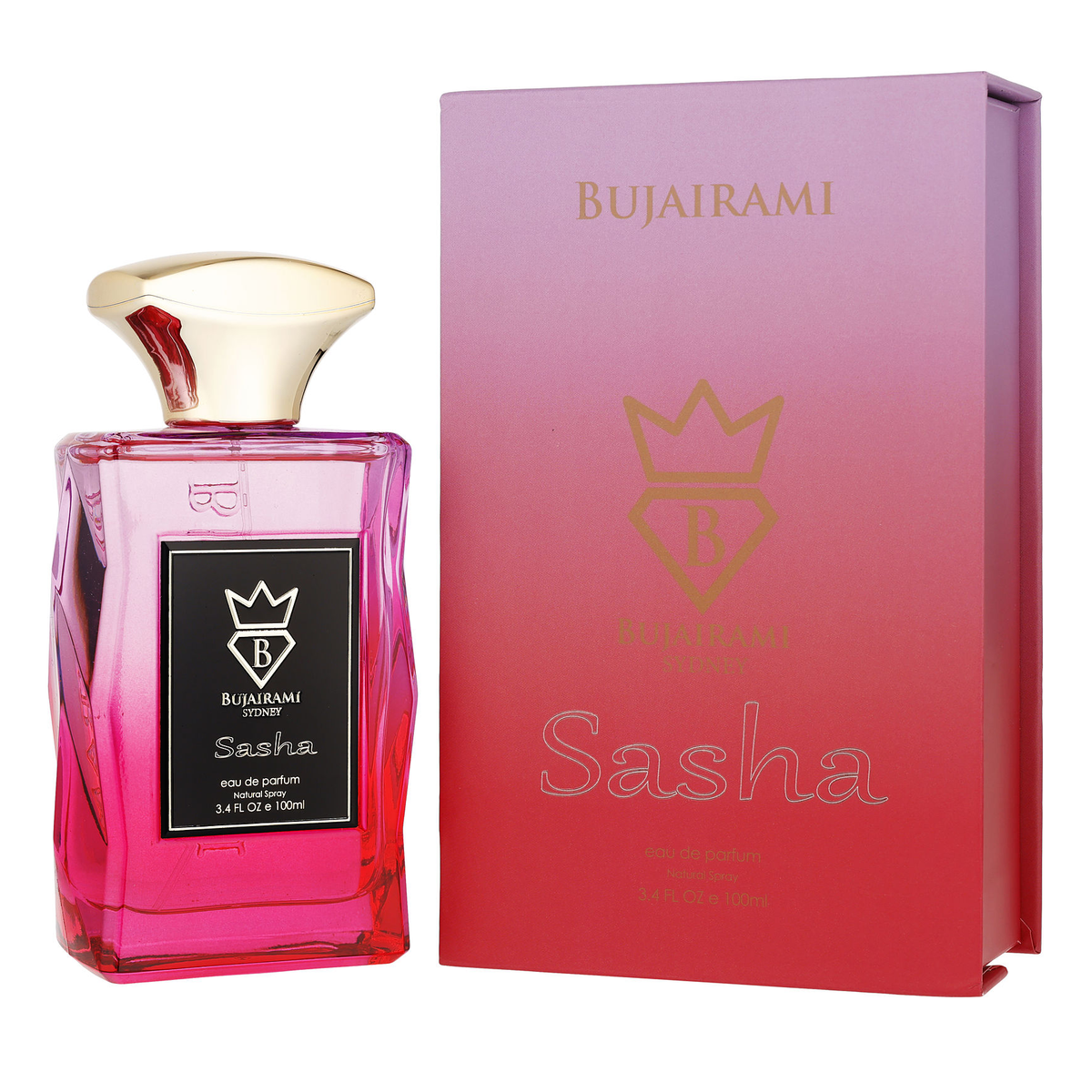 Sasha by Bujairami 100ml EDP - Perfume NZ is the leading wholesale distributor of brand name perfumes and fragrances in New Zealand.