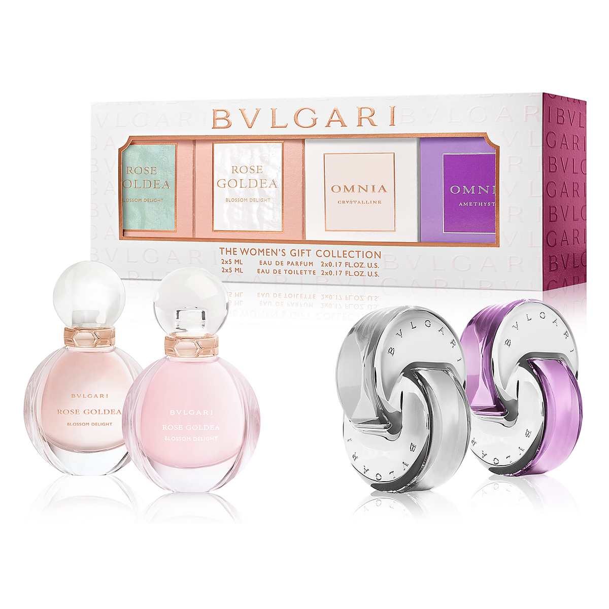 Bvlgari Women's Gift Collection 4 Piece Gift Set - Perfume NZ is the leading wholesale distributor of brand name perfumes and fragrances in New Zealand.