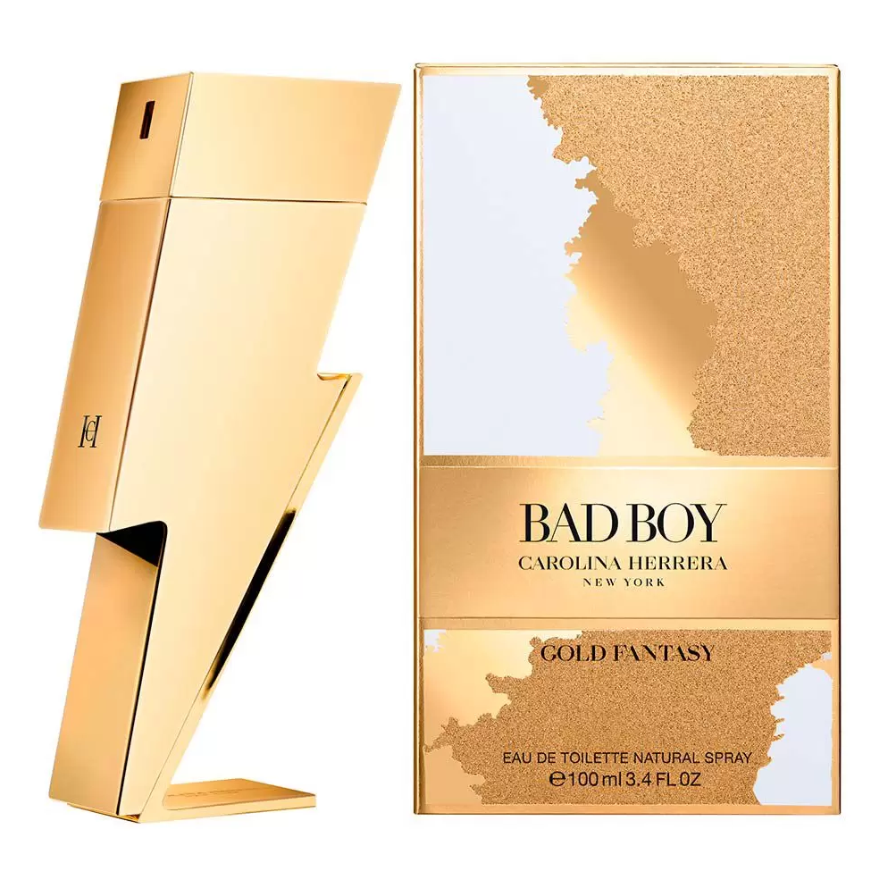Bad Boy Gold Fantasy by Carolina Herrera 100ml EDT - Perfume NZ is the leading wholesale distributor of brand name perfumes and fragrances in New Zealand.