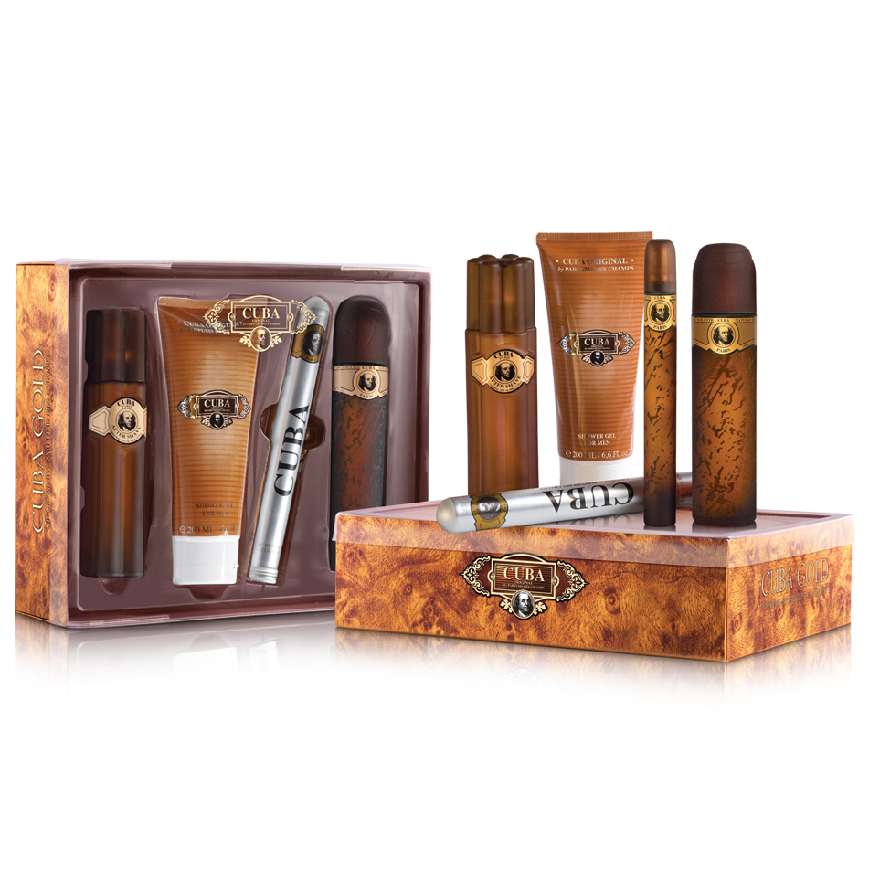 Cuba Gold by Fragluxe 100ml EDT 4 Piece Gift Set - Perfume NZ is the leading wholesale distributor of brand name perfumes and fragrances in New Zealand.