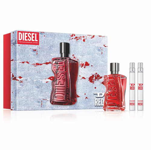 Diesel D Red by Diesel 100ml EDP 3 Piece Gift Set - Perfume NZ is the leading wholesale distributor of brand name perfumes and fragrances in New Zealand.