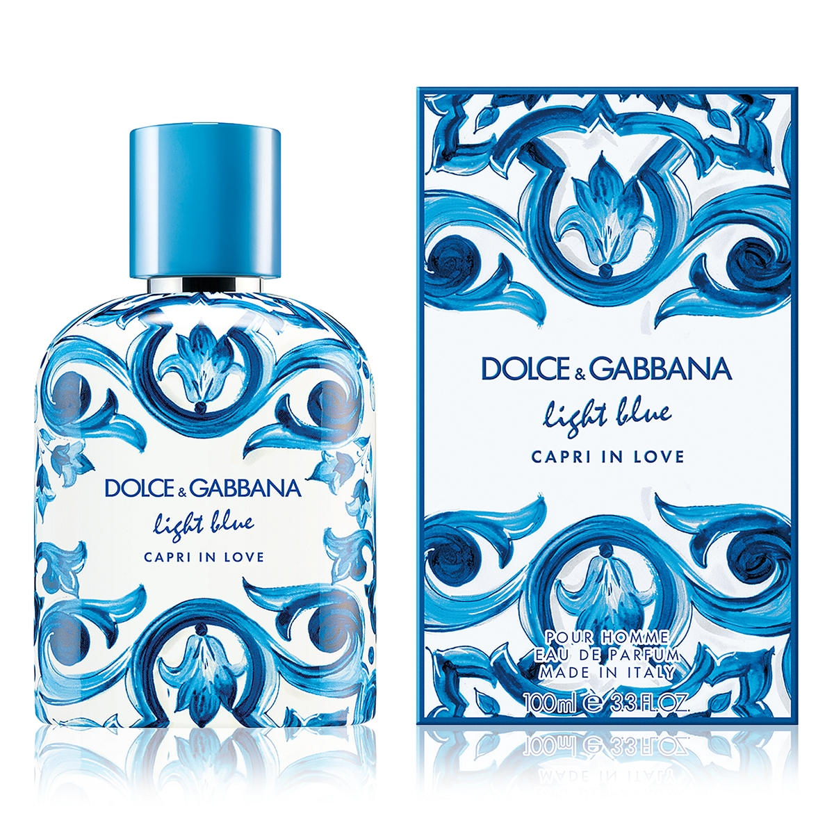Light Blue Capri In Love by Dolce &amp; Gabbana 100ml EDP for Men - Perfume NZ is the leading wholesale distributor of brand name perfumes and fragrances in New Zealand.