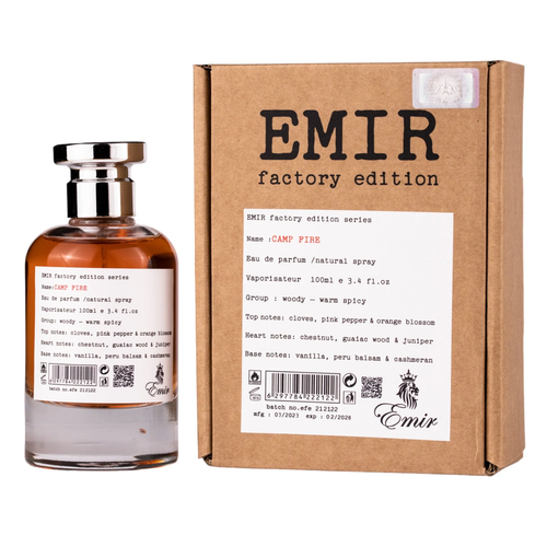 Camp Fire by Emir 100ml EDP - Perfume NZ is the leading wholesale distributor of brand name perfumes and fragrances in New Zealand.