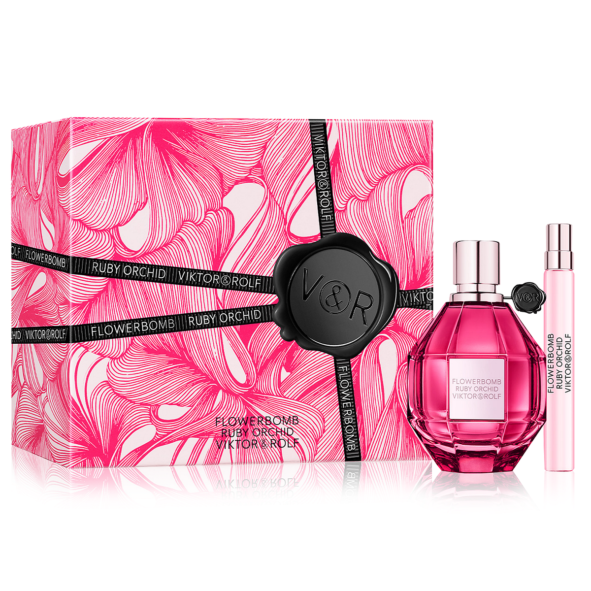 Flowerbomb Ruby Orchid by Viktor &amp; Rolf 100ml EDP 2pc Set - Perfume NZ is the leading wholesale distributor of brand name perfumes and fragrances in New Zealand.