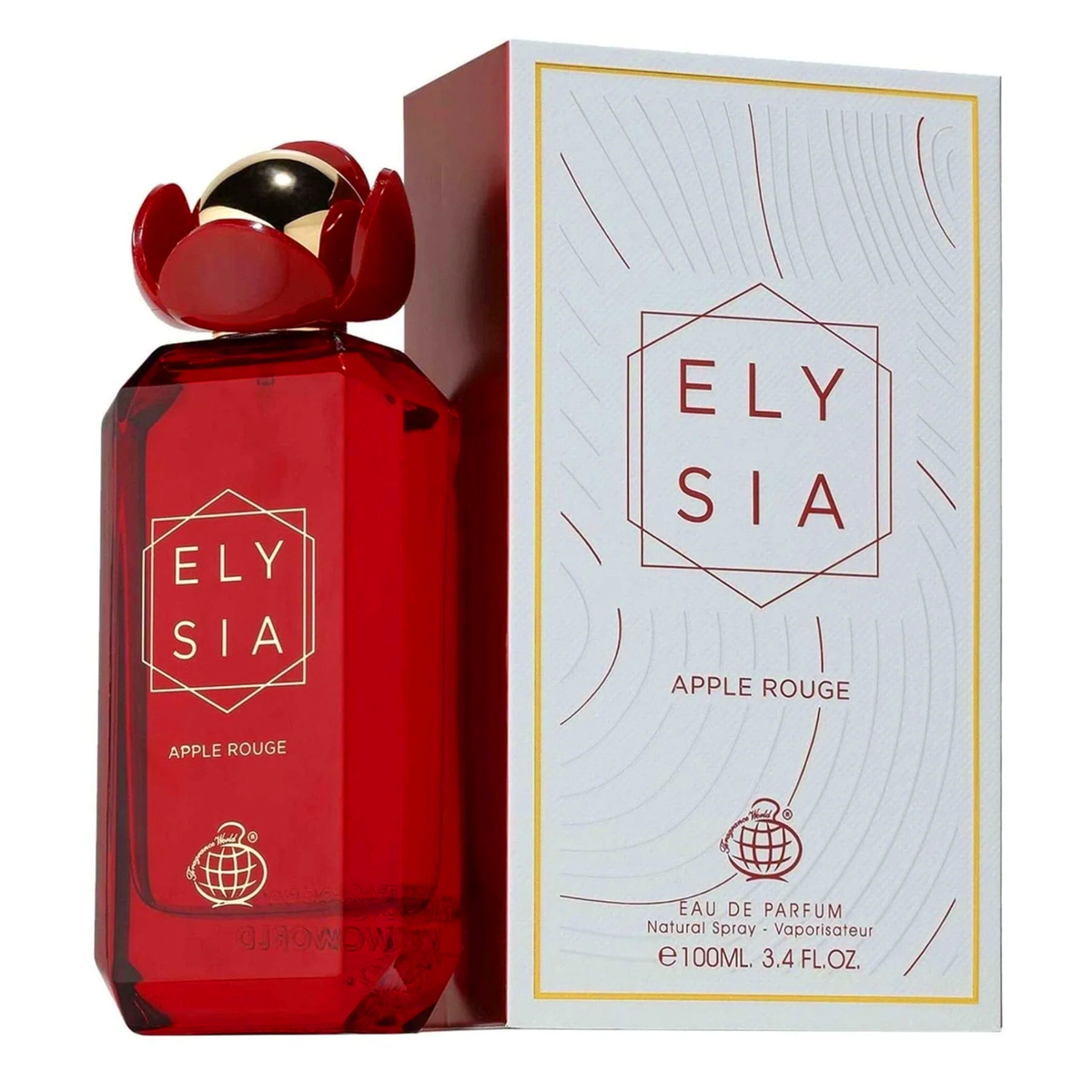 Elysia Apple Rouge by Fragrance World 100ml EDP - Perfume NZ is the leading wholesale distributor of brand name perfumes and fragrances in New Zealand.