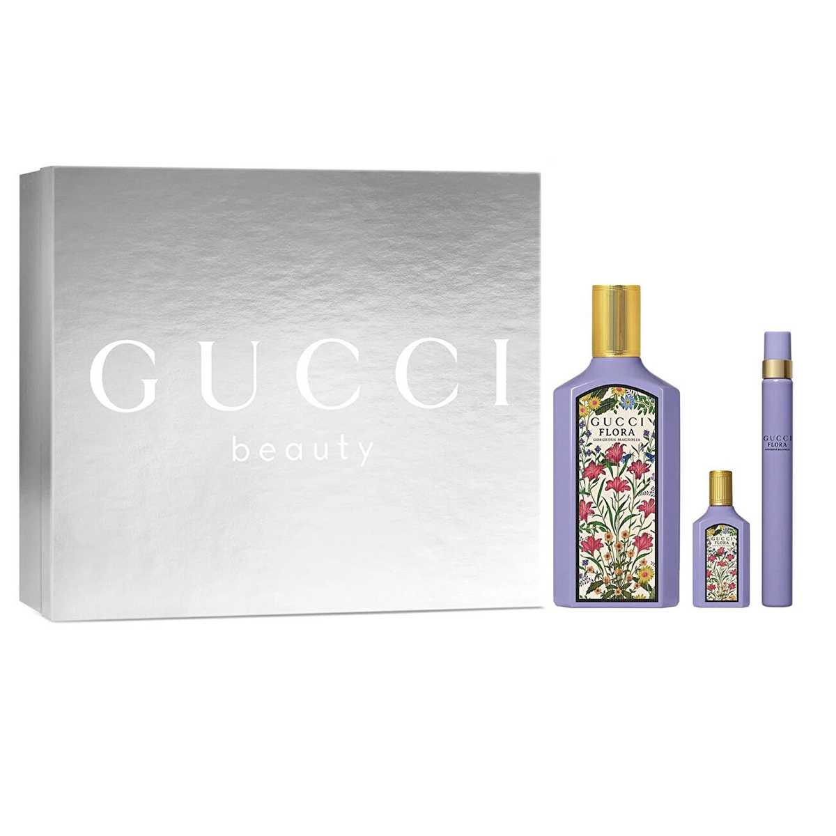 Gucci Flora Gorgeous Magnolia by Gucci 100ml EDP 3 Piece Gift Set - Perfume NZ is the leading wholesale distributor of brand name perfumes and fragrances in New Zealand.