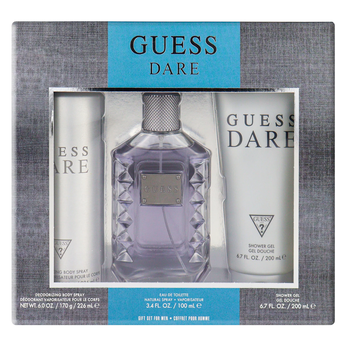Dare by Guess 100ml EDT 3 Piece Gift Set for Men - Perfume NZ is the leading wholesale distributor of brand name perfumes and fragrances in New Zealand.