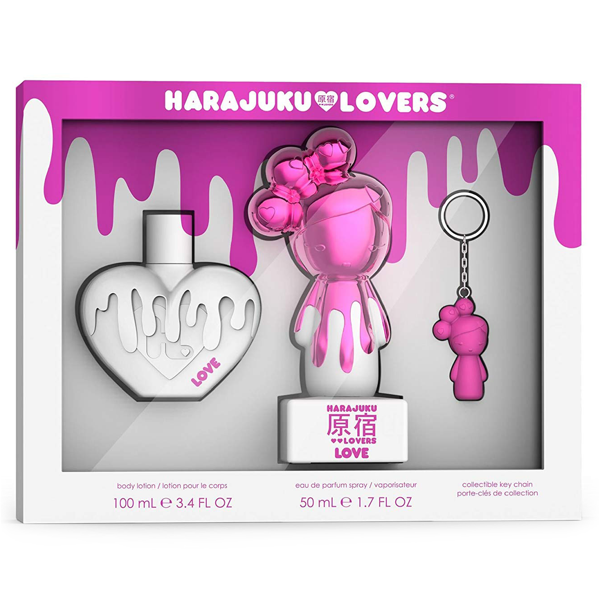 Harajuku Lovers Pop Electric Love 50ml EDP 3 Piece Gift Set - Perfume NZ is the leading wholesale distributor of brand name perfumes and fragrances in New Zealand.