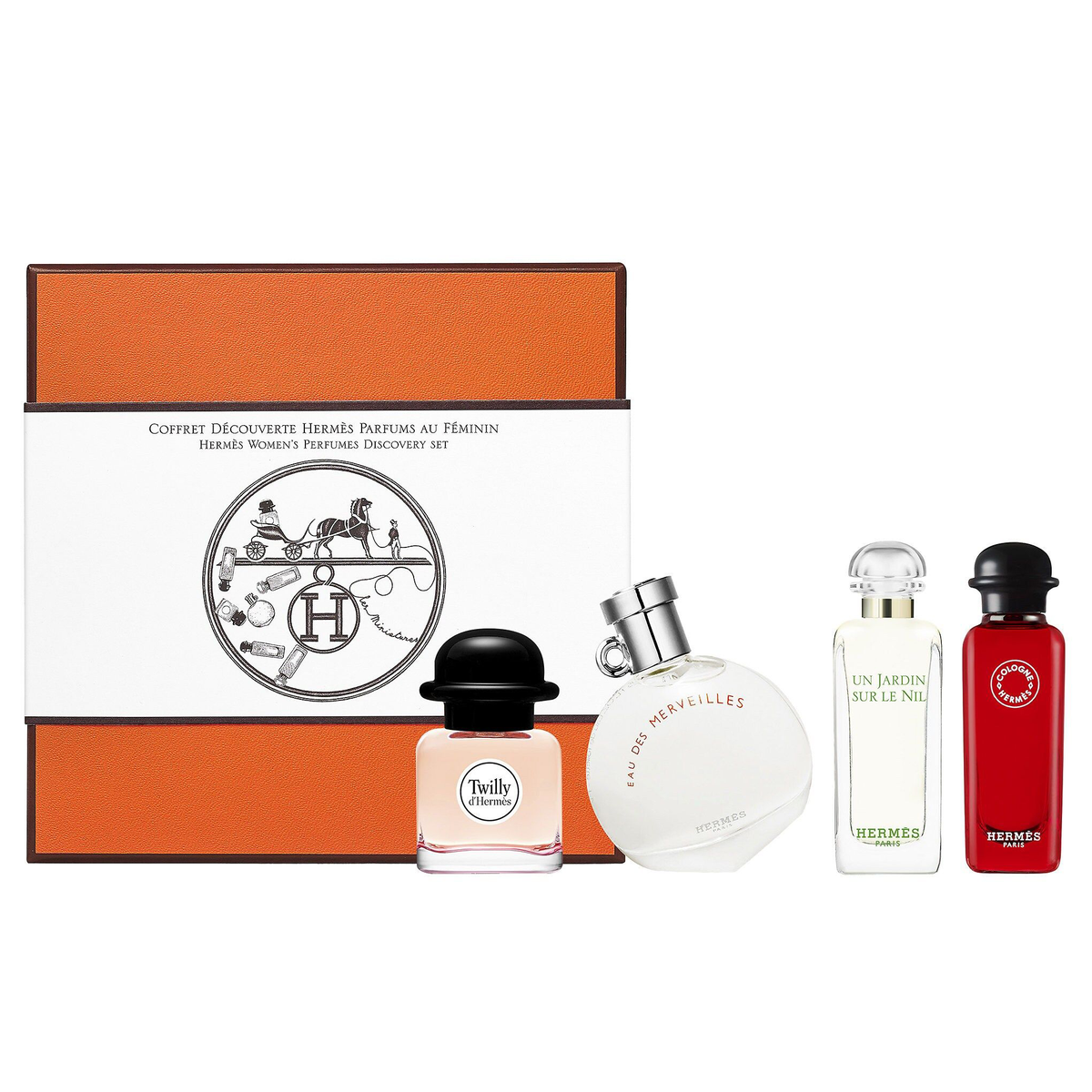 Hermes Perfume Collection 4 Piece Gift Set - Perfume NZ is the leading wholesale distributor of brand name perfumes and fragrances in New Zealand.