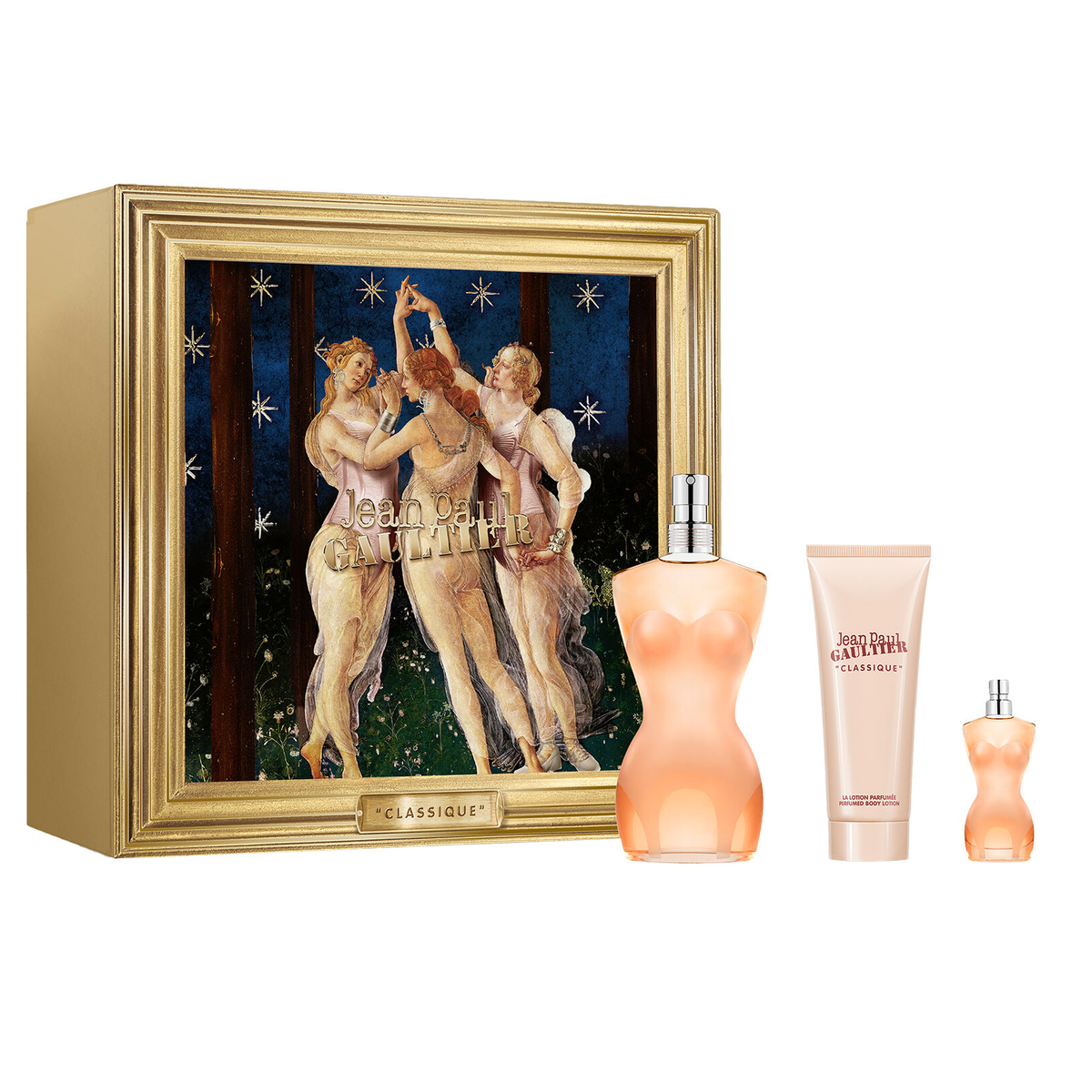 Jean Paul Gaultier Classique 100ml 3 Piece Gift Set - Perfume NZ is the leading wholesale distributor of brand name perfumes and fragrances in New Zealand.