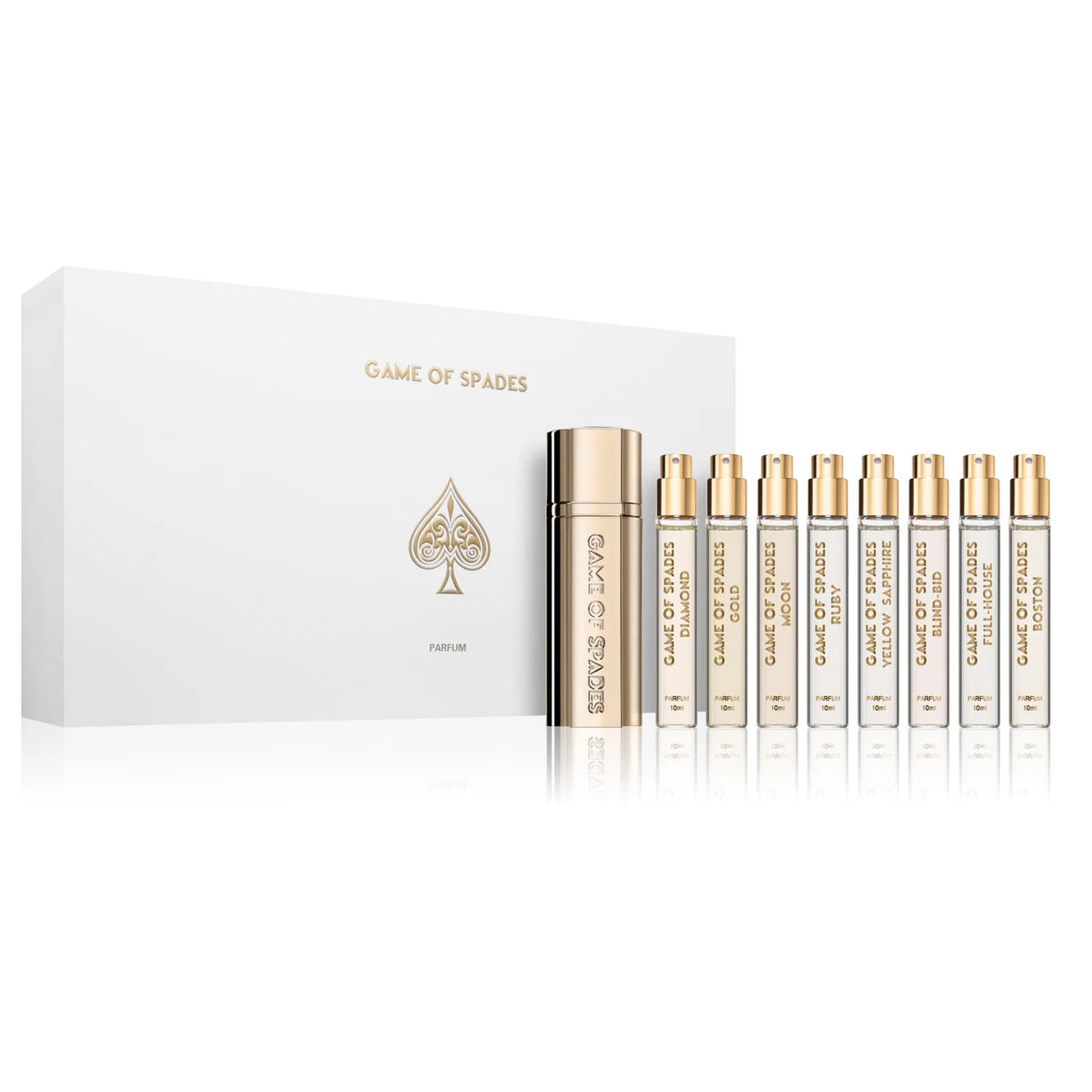 Jo Milano Game Of Spades Collection 9 Piece Gift Set - II - Perfume NZ is the leading wholesale distributor of brand name perfumes and fragrances in New Zealand.