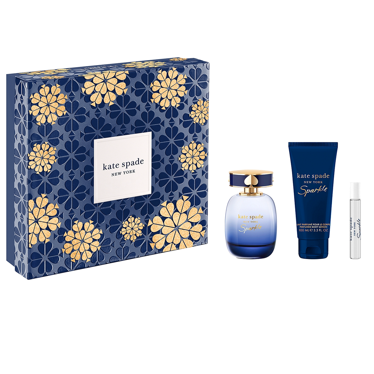 Kate Spade New York Sparkle 100ml EDP 3 Piece Gift Set - Perfume NZ is the leading wholesale distributor of brand name perfumes and fragrances in New Zealand.