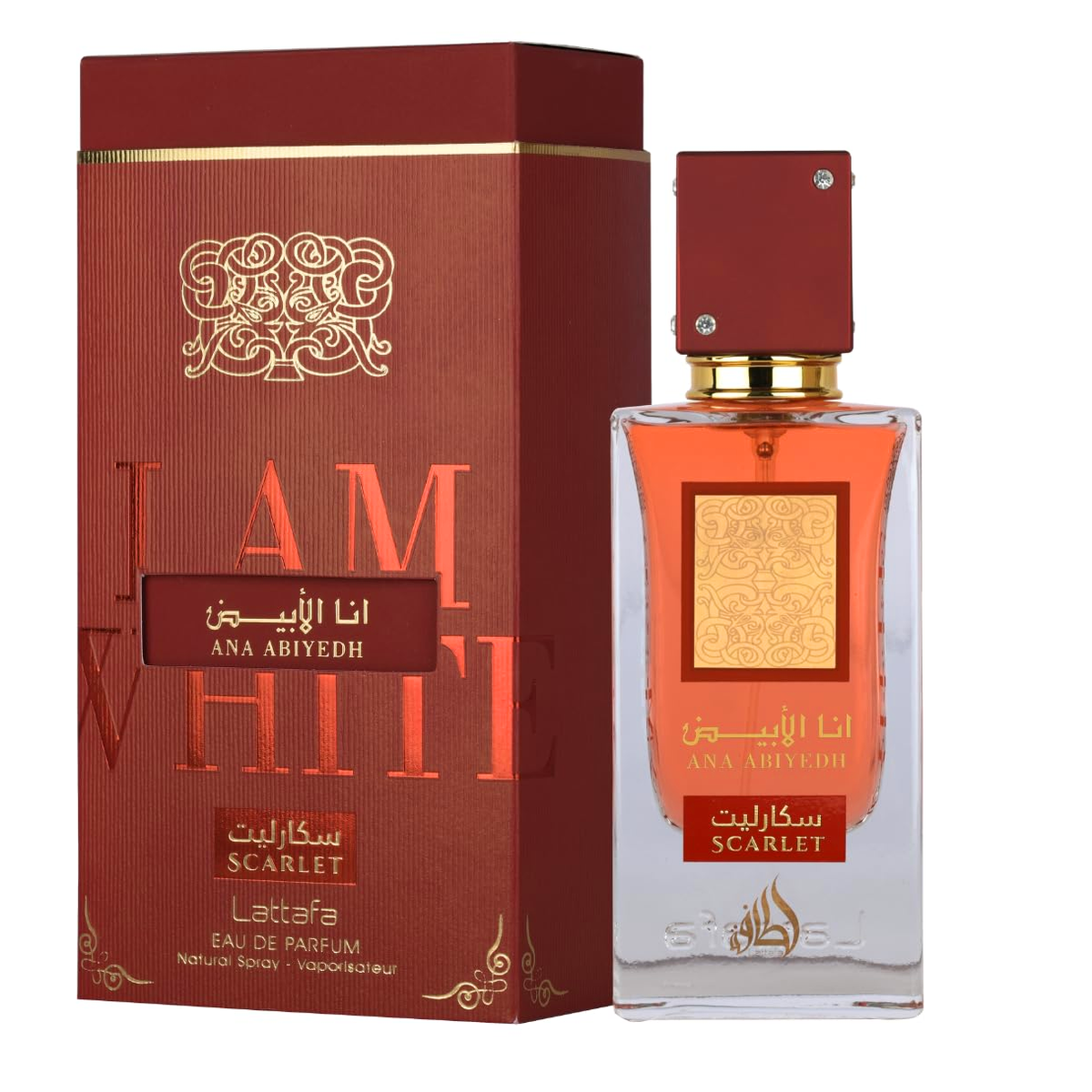 Ana Abiyedh Scarlet by Lattafa 60ml EDP - Perfume NZ is the leading wholesale distributor of brand name perfumes and fragrances in New Zealand.