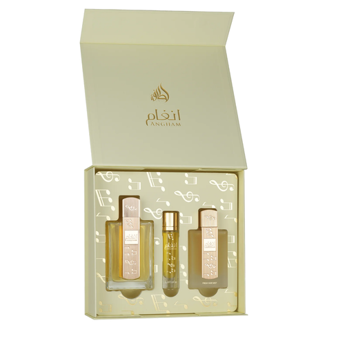 Angham by Lattafa 100ml EDP 3 Piece Gift Set - Perfume NZ is the leading wholesale distributor of brand name perfumes and fragrances in New Zealand.