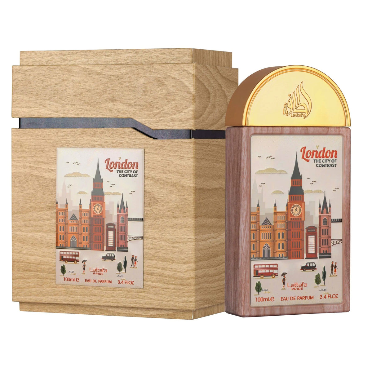London The City Of Contrast by Lattafa 100ml EDP - Perfume NZ is the leading wholesale distributor of brand name perfumes and fragrances in New Zealand.