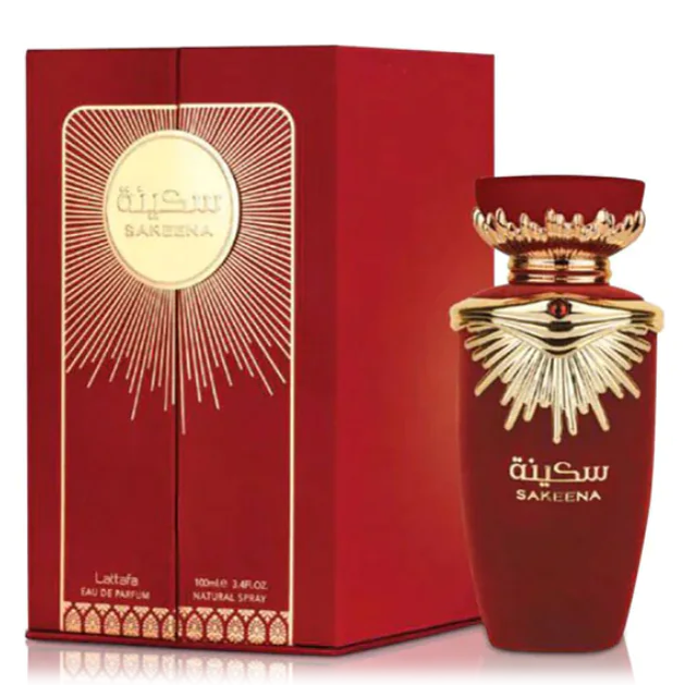 Sakeena by Lattafa 100ml EDP - Perfume NZ is the leading wholesale distributor of brand name perfumes and fragrances in New Zealand.