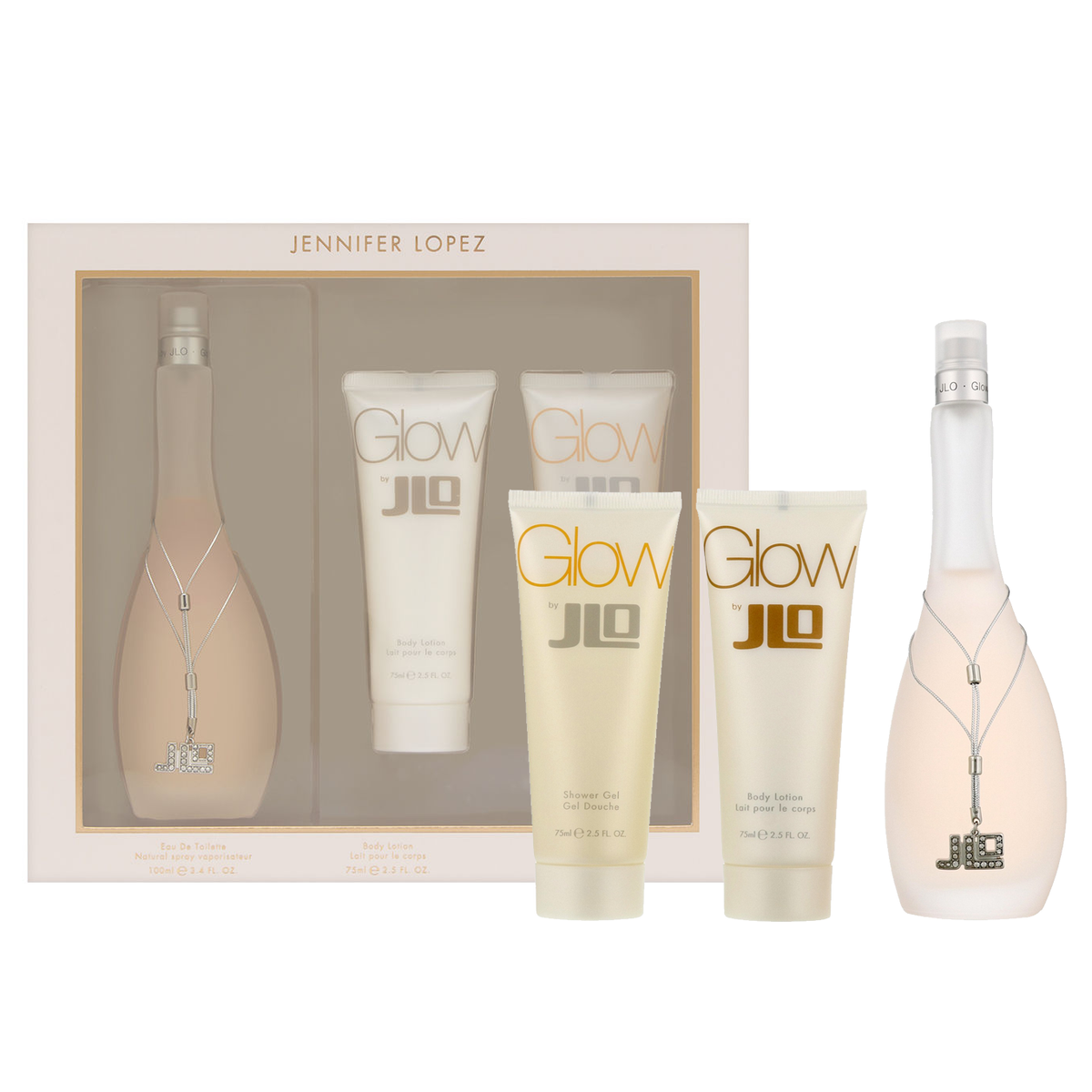 Glow by Jennifer Lopez 100ml EDT 3 Piece Gift Set - Perfume NZ is the leading wholesale distributor of brand name perfumes and fragrances in New Zealand.