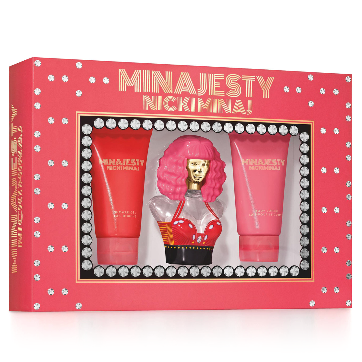 Nicki Minaj Minajesty 100ml EDP 3 Piece Gift Set - Perfume NZ is the leading wholesale distributor of brand name perfumes and fragrances in New Zealand.