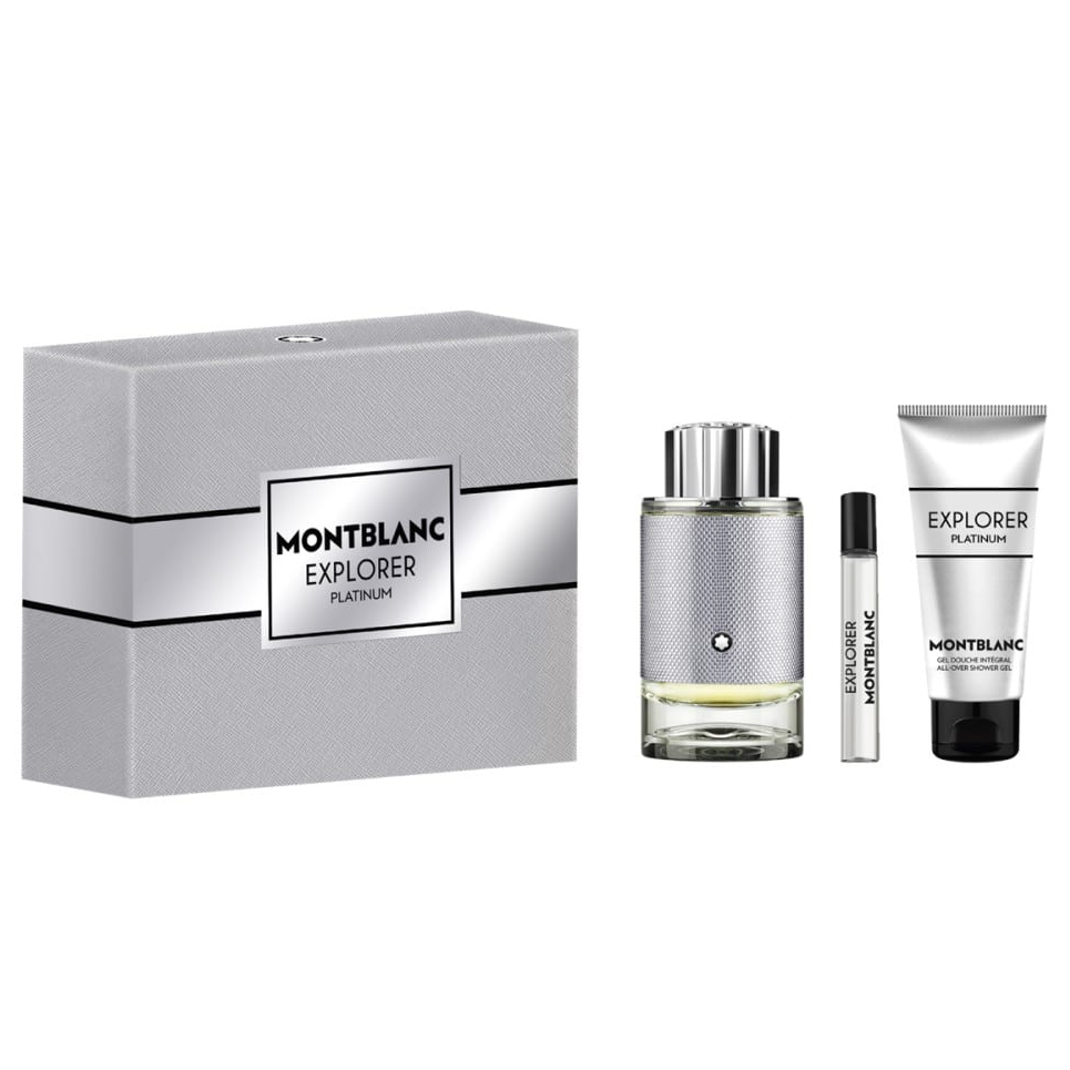 Explorer Platinum by Mont Blanc 100ml EDP 3pc Gift Set - Perfume NZ is the leading wholesale distributor of brand name perfumes and fragrances in New Zealand.