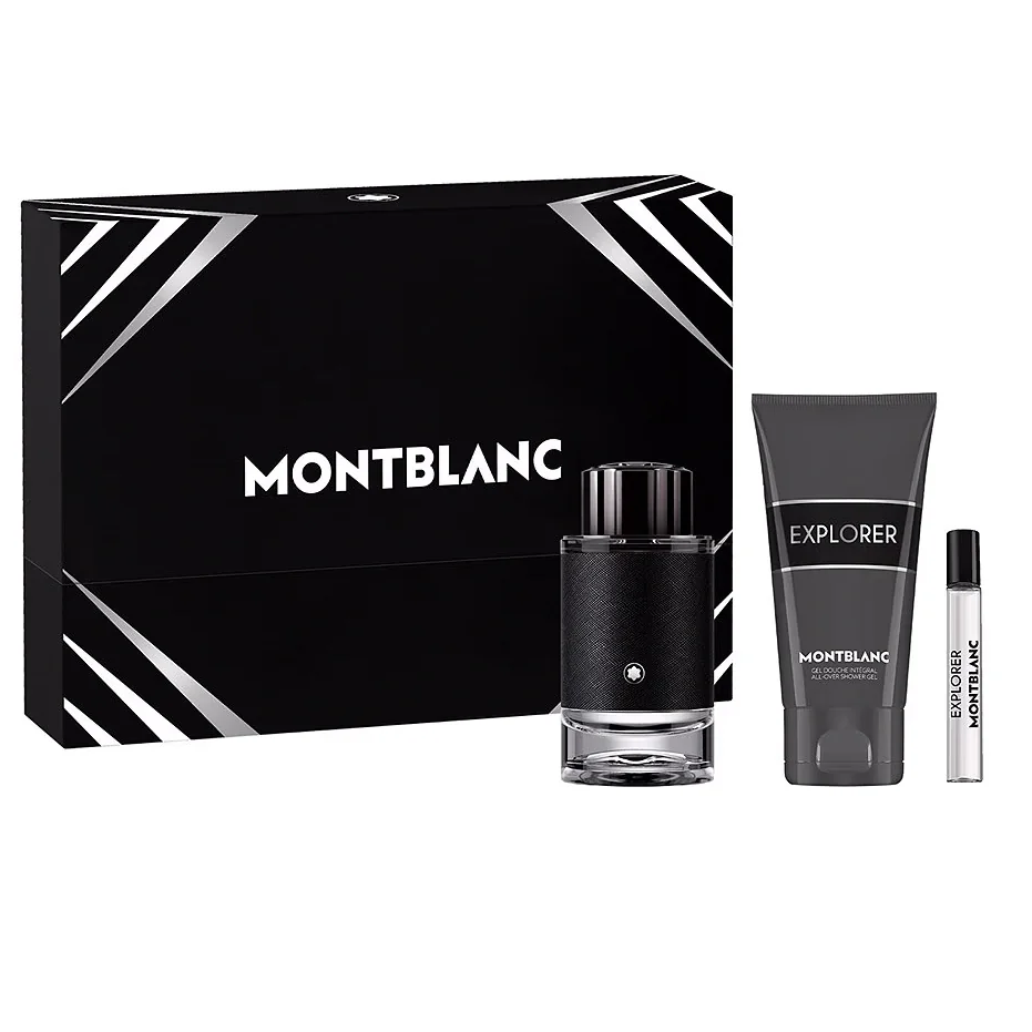 Explorer by Mont Blanc 100ml EDP 3 Piece Gift Set - Perfume NZ is the leading wholesale distributor of brand name perfumes and fragrances in New Zealand.