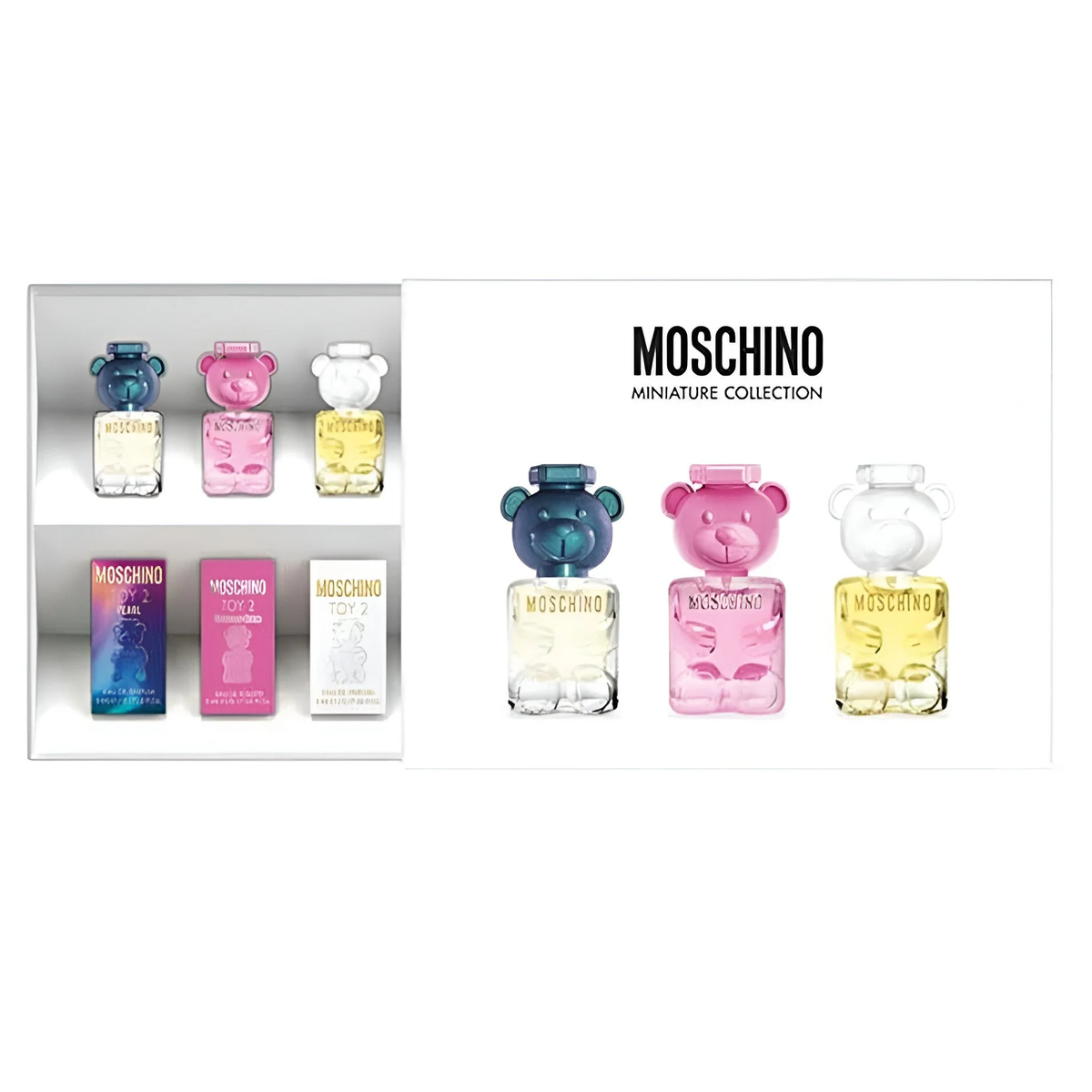 Moschino Toy Perfume Collection 3 Piece Gift Set - Perfume NZ is the leading wholesale distributor of brand name perfumes and fragrances in New Zealand.
