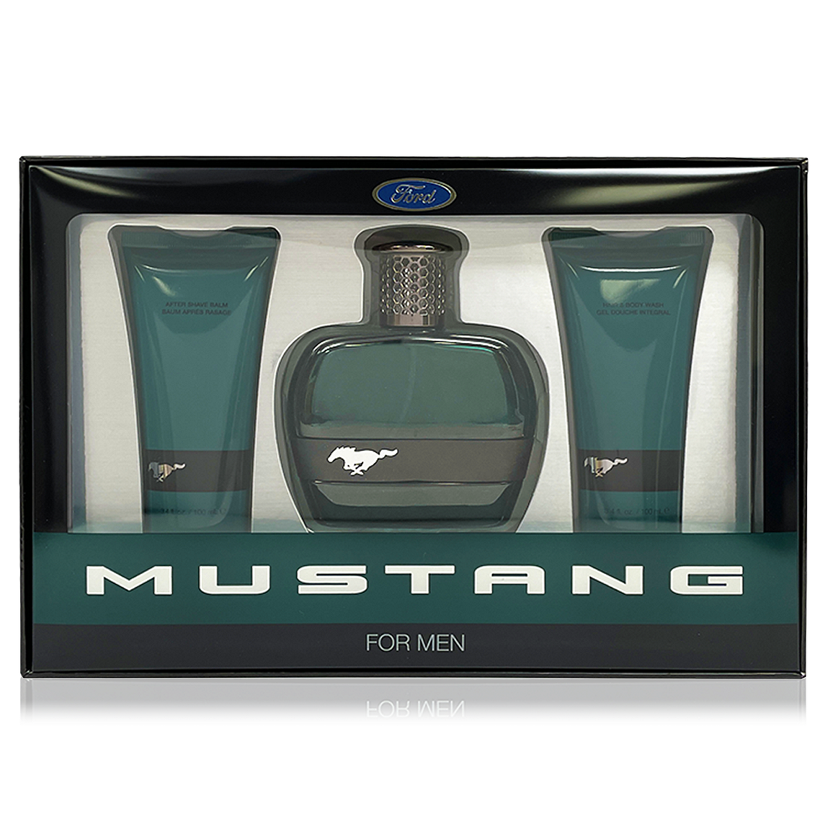 Mustang Green by Ford 100ml EDT 3 Piece Gift Set - Perfume NZ is the leading wholesale distributor of brand name perfumes and fragrances in New Zealand.