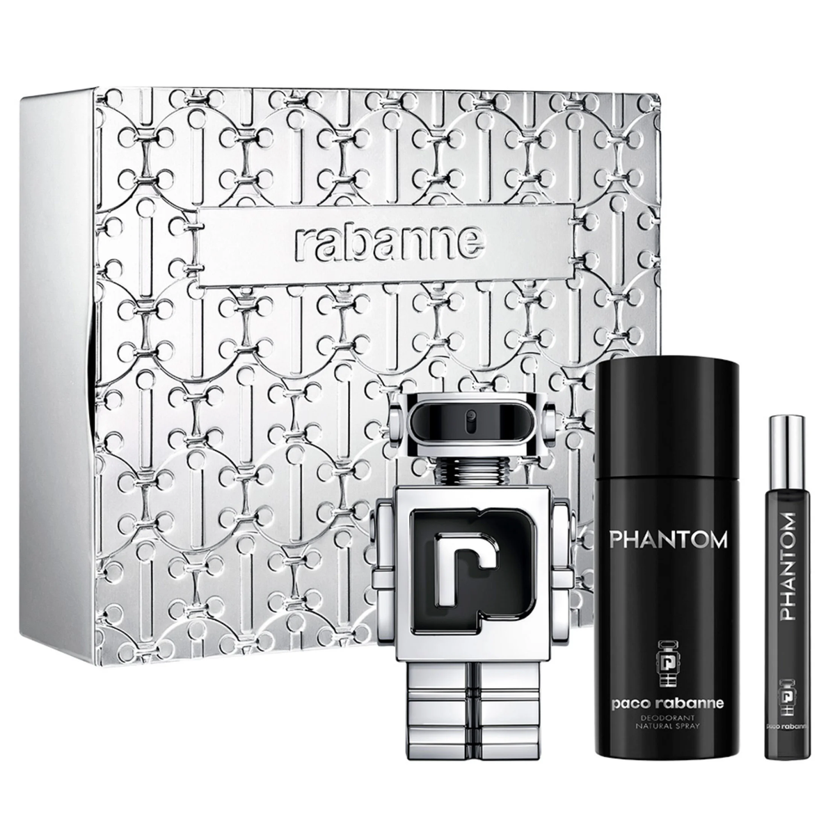 Phantom by Paco Rabanne 100ml EDT 3 Piece Gift Set - Perfume NZ is the leading wholesale distributor of brand name perfumes and fragrances in New Zealand.