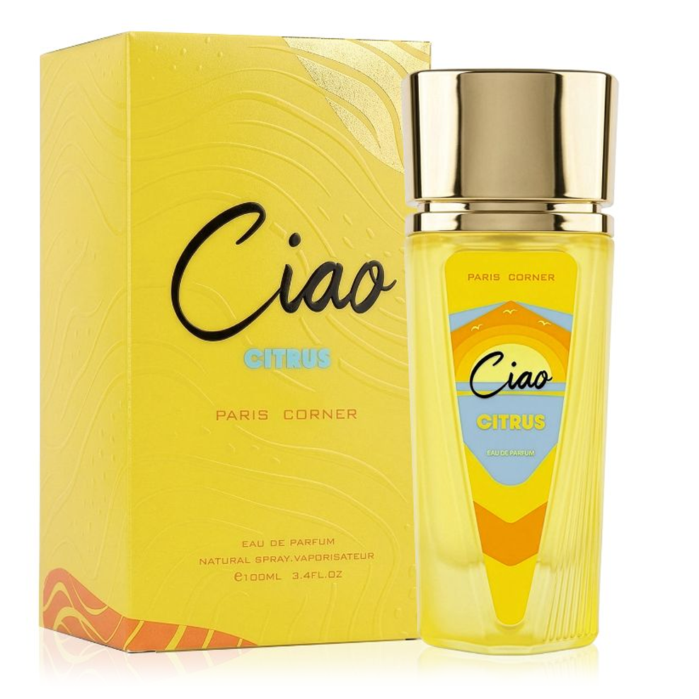 Ciao Citrus by Paris Corner 100ml EDP - Perfume NZ is the leading wholesale distributor of brand name perfumes and fragrances in New Zealand.