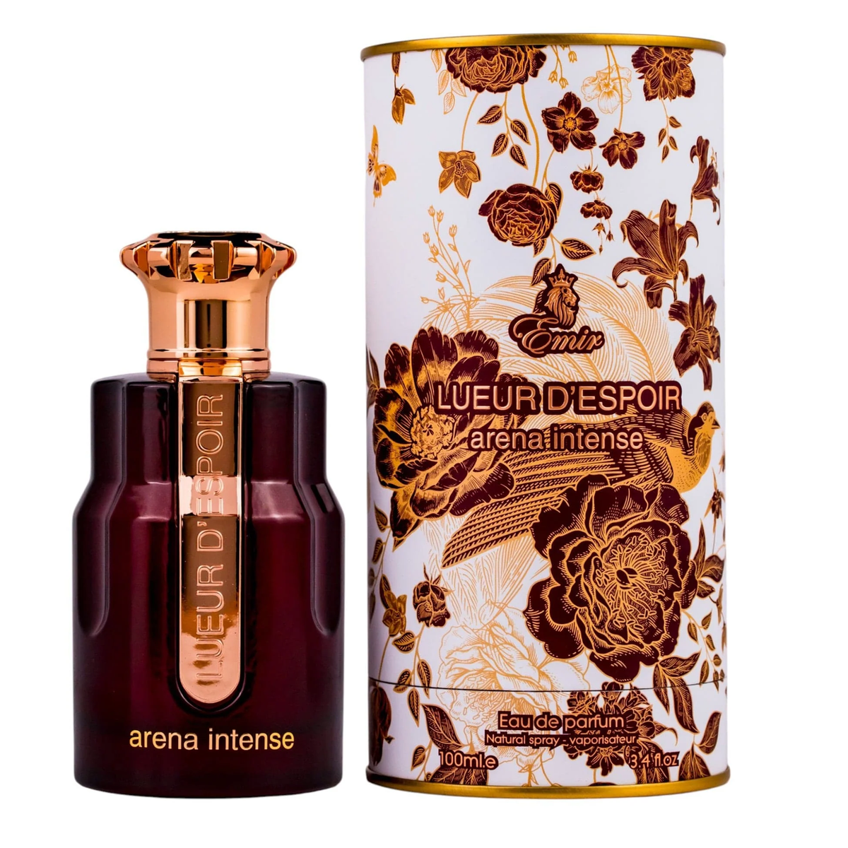 Lueur D'Espoir Arena Intense by Emir 100ml EDP - Perfume NZ is the leading wholesale distributor of brand name perfumes and fragrances in New Zealand.