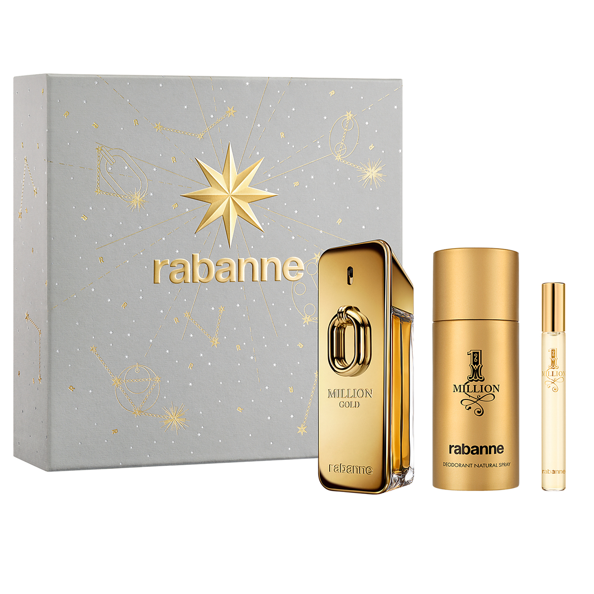 Million Gold by Paco Rabanne 100ml EDP 3 Piece Gift Set - Perfume NZ is the leading wholesale distributor of brand name perfumes and fragrances in New Zealand.