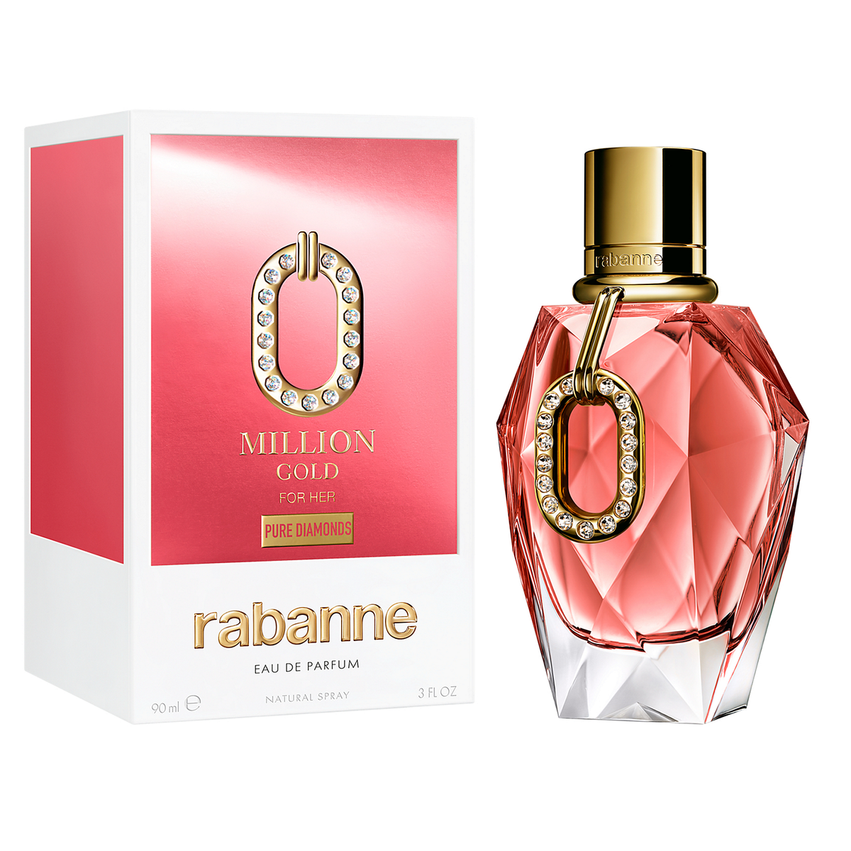 Million Gold Pure Diamonds by Paco Rabanne 90ml EDP - Perfume NZ is the leading wholesale distributor of brand name perfumes and fragrances in New Zealand.