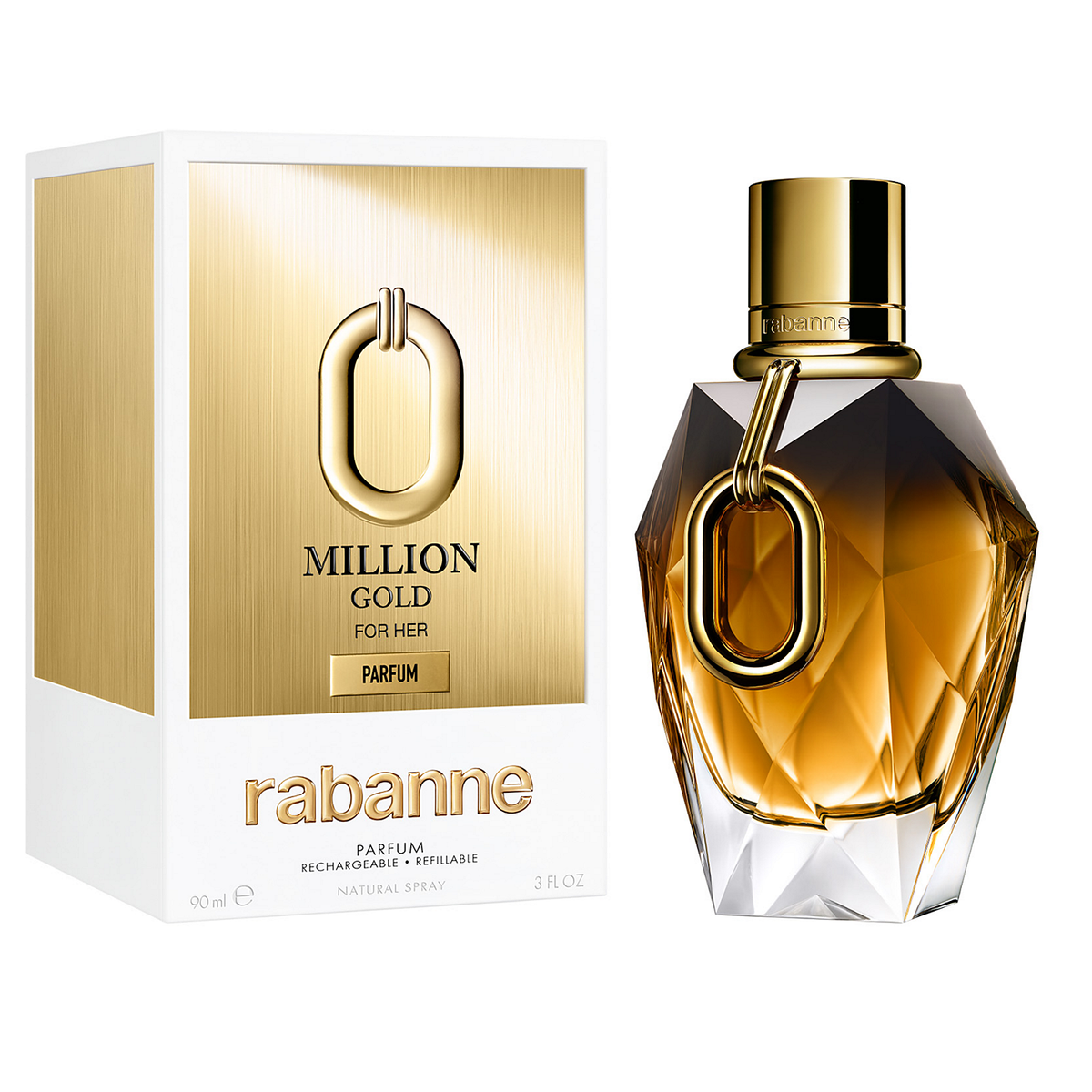 Million Gold by Paco Rabanne 90ml Parfum for Women - Perfume NZ is the leading wholesale distributor of brand name perfumes and fragrances in New Zealand.
