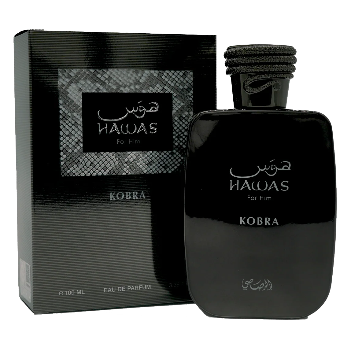 Hawas Kobra by Rasasi 100ml EDP for Men - Perfume NZ is the leading wholesale distributor of brand name perfumes and fragrances in New Zealand.
