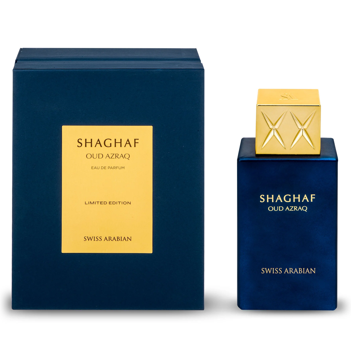 Shaghaf Oud Azraq by Swiss Arabian 75ml EDP - Perfume NZ is the leading wholesale distributor of brand name perfumes and fragrances in New Zealand.