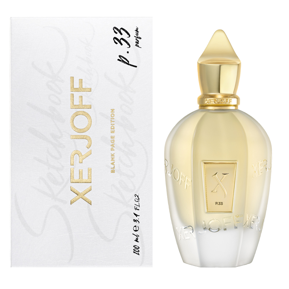 P.33 Blank Page Edition by Xerjoff 100ml Parfum - Perfume NZ is the leading wholesale distributor of brand name perfumes and fragrances in New Zealand.